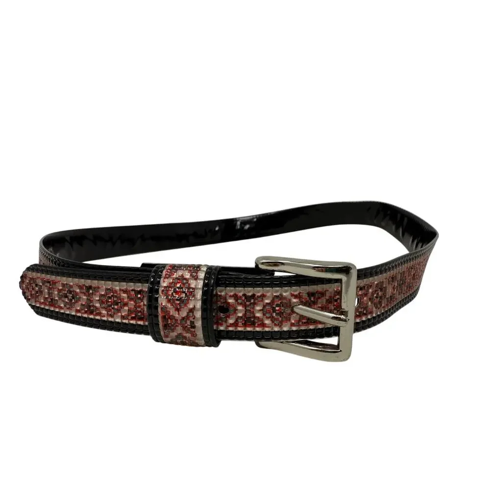 Vintage 2000s Xhilaration Beaded Belt Women’s Small Adjustable 27–31”
